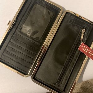 Wallet. Snake or Lizard skin print. Merona brand from Target. New with tags